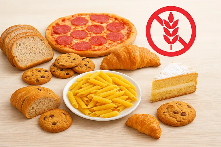 zinamix glutin containg foods